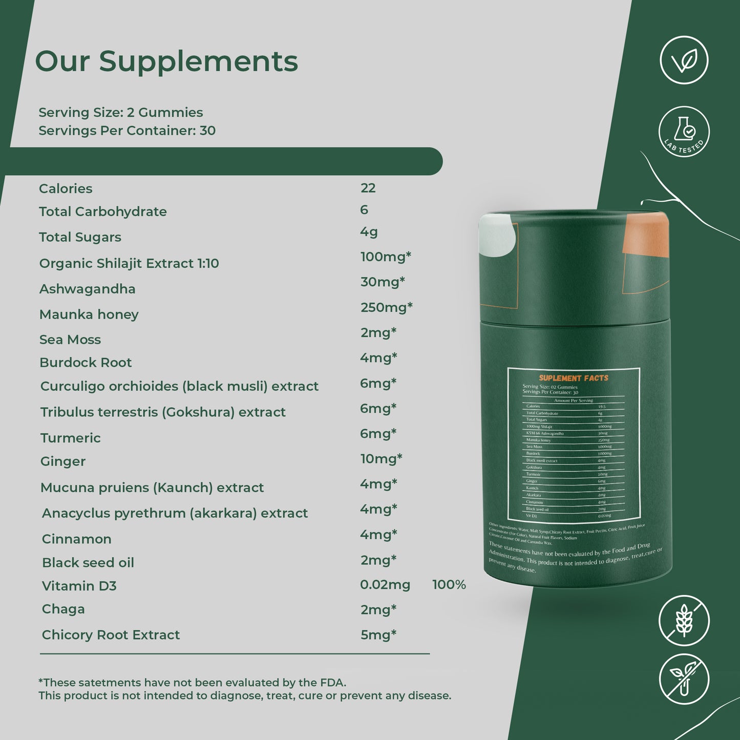 Norvita Pure Himalayan Shilajit Gummies Men & Women With Ashwagandha| Manuka Honey| Sea Moss| Black Seed Oil| Fulvic Acid & 85+ Trace Minerals Prenatal Vitamins